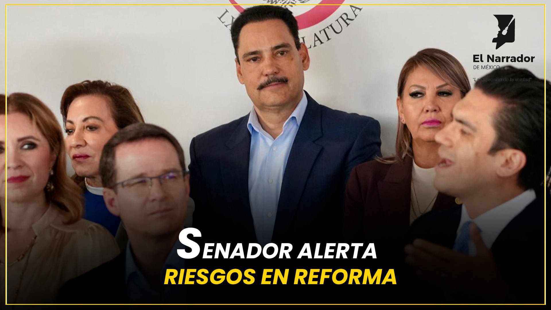 SENADOR ALERTA RIESGOS EN REFORMA ELECTORAL