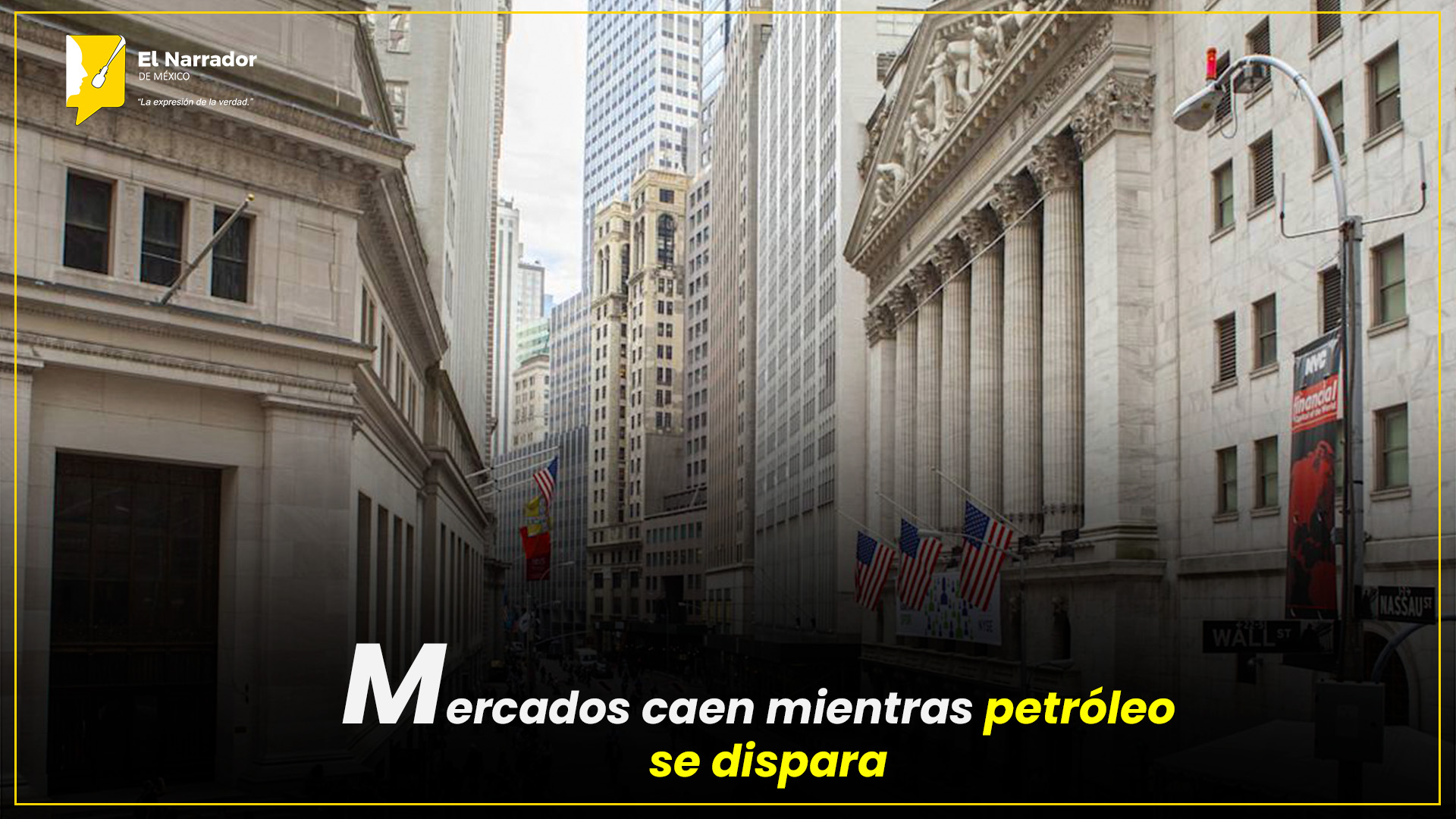 WALL STREET ENTRA EN SU PEOR RACHA POR CRISIS ENERGÉTICA GLOBAL