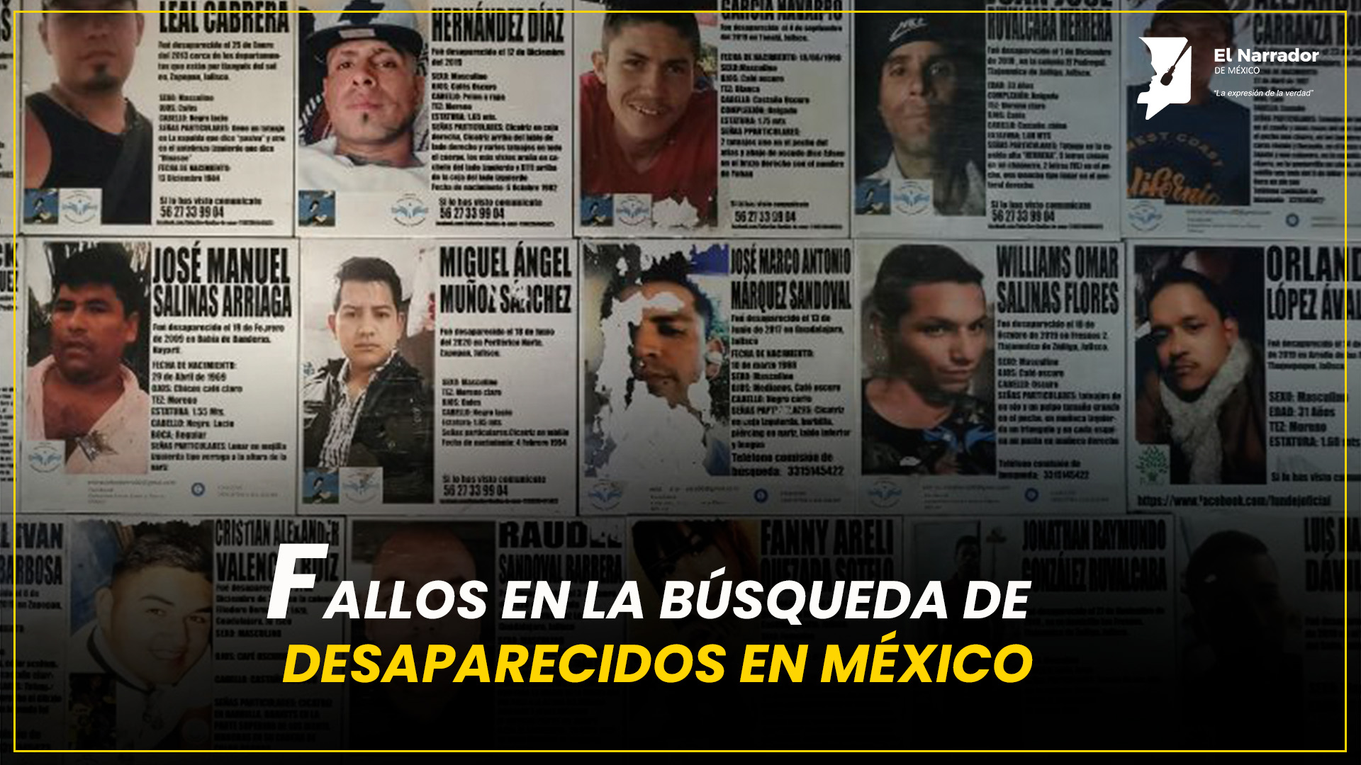 ONU ALERTA SOBRE FALLOS EN BÚSQUEDA DE DESAPARECIDOS EN MÉXICO 