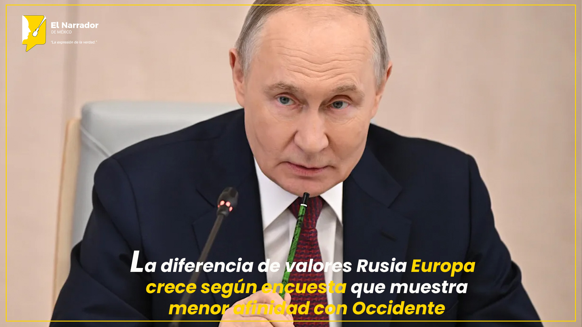 RUSIA MARCA DISTANCIA IDEOLÓGICA FRENTE A EUROPA