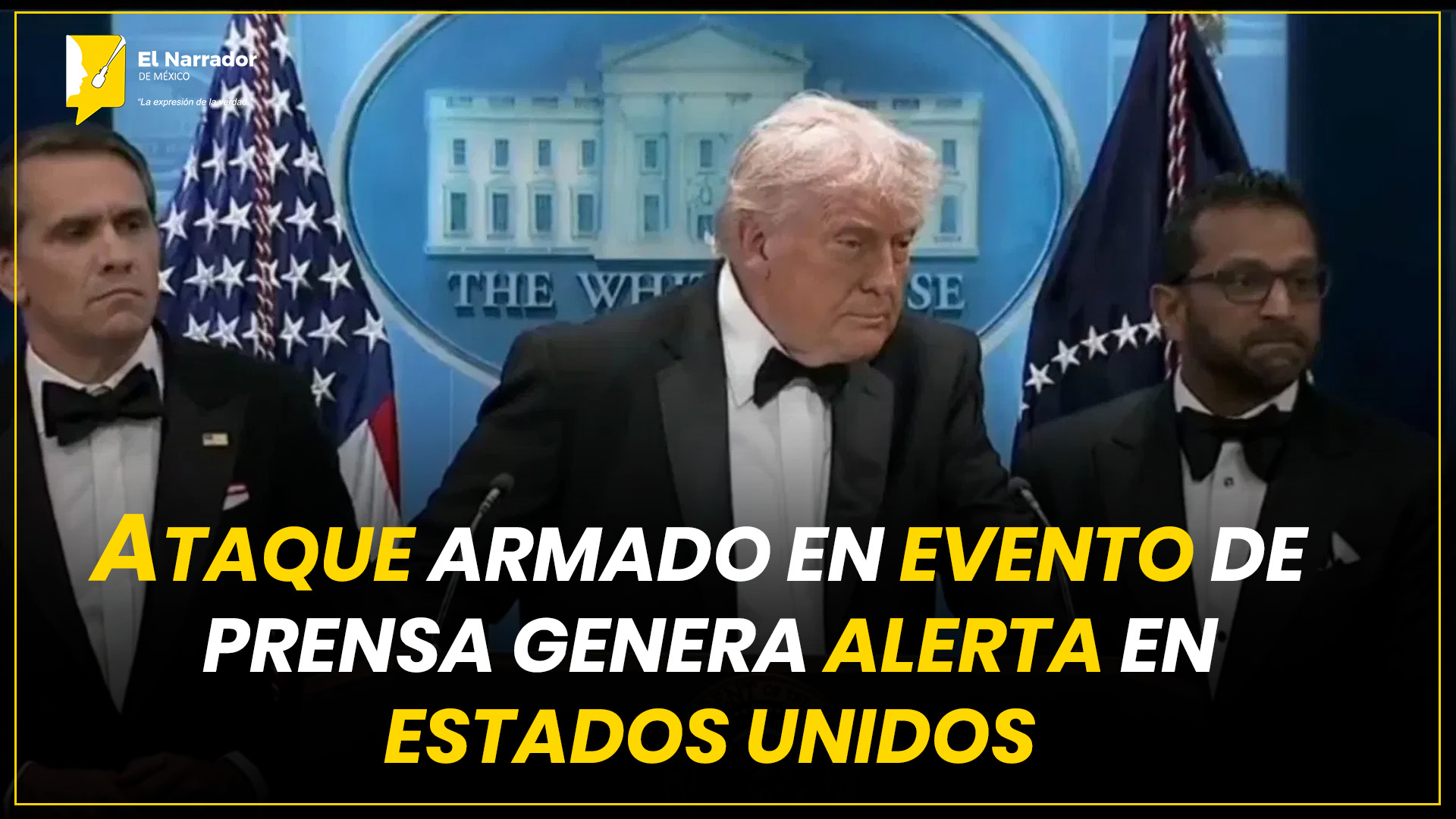 ATAQUE ARMADO EN EVENTO DE PRENSA GENERA ALERTA EN ESTADOS UNIDOS