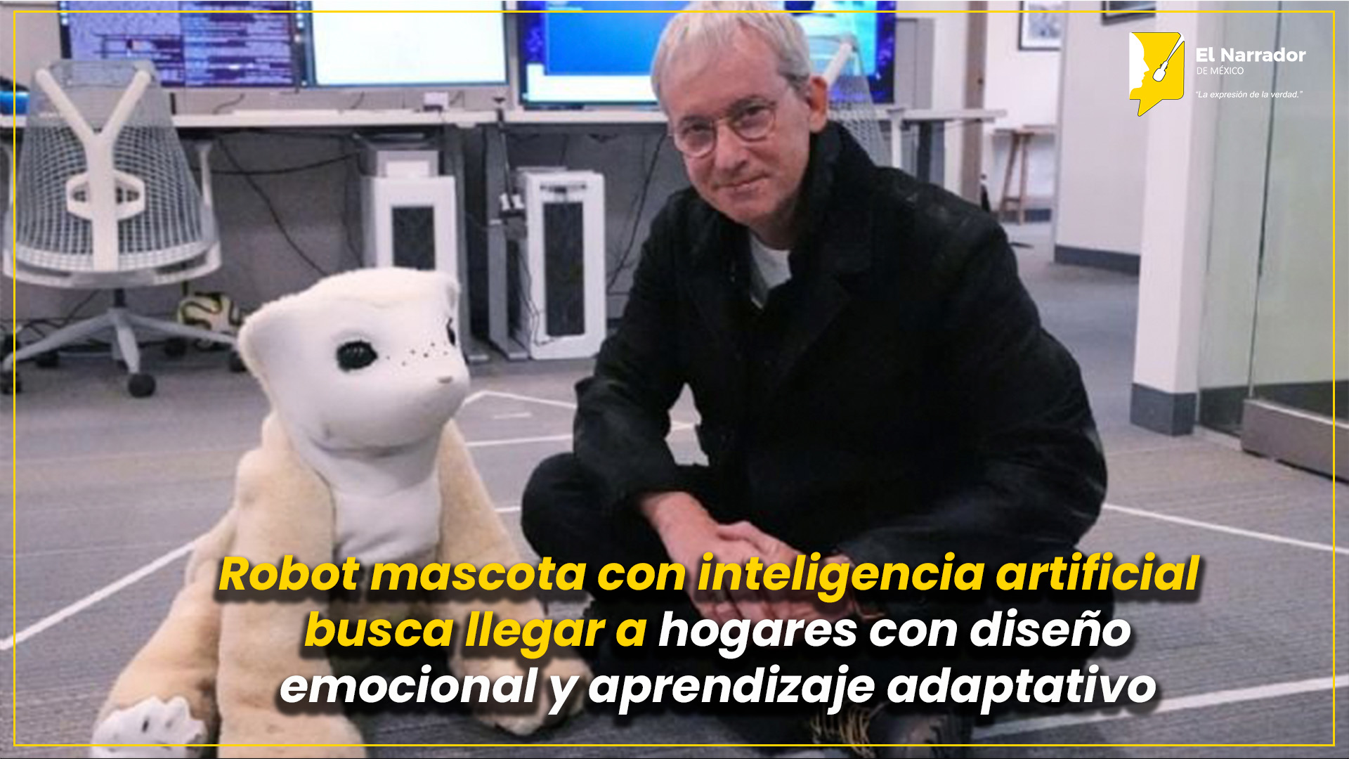 ROBOT MASCOTA CON IA BUSCA ENTRAR A LOS HOGARES DEL FUTURO