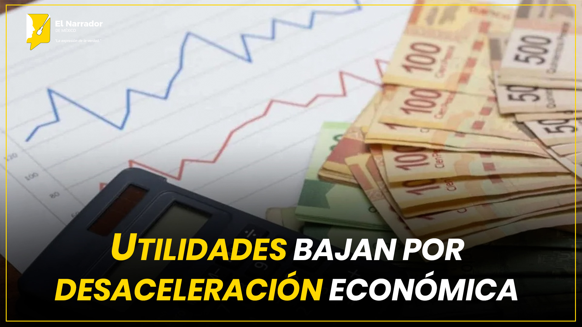 UTILIDADES BAJAN POR DESACELERACIÓN ECONÓMICA