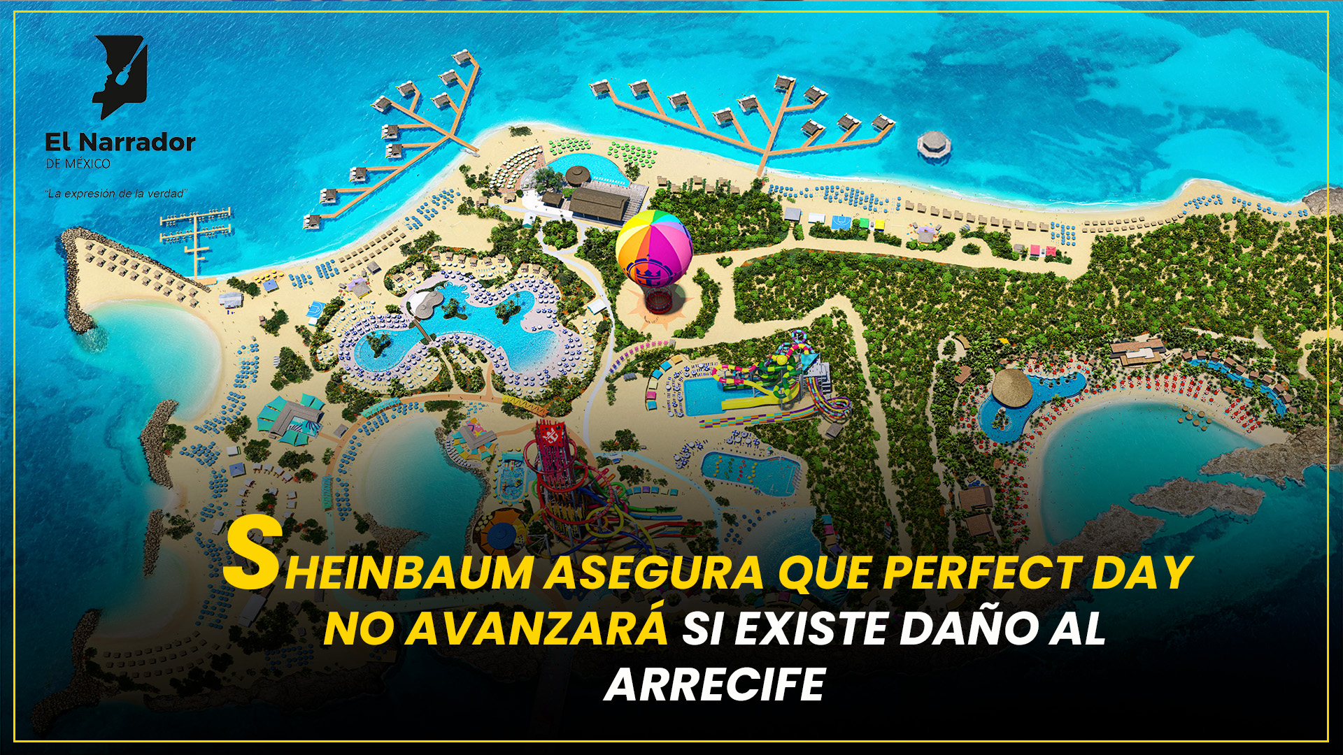 SHEINBAUM CONDICIONA PROYECTO EN MAHAHUAL POR RIESGO AL ARRECIFE