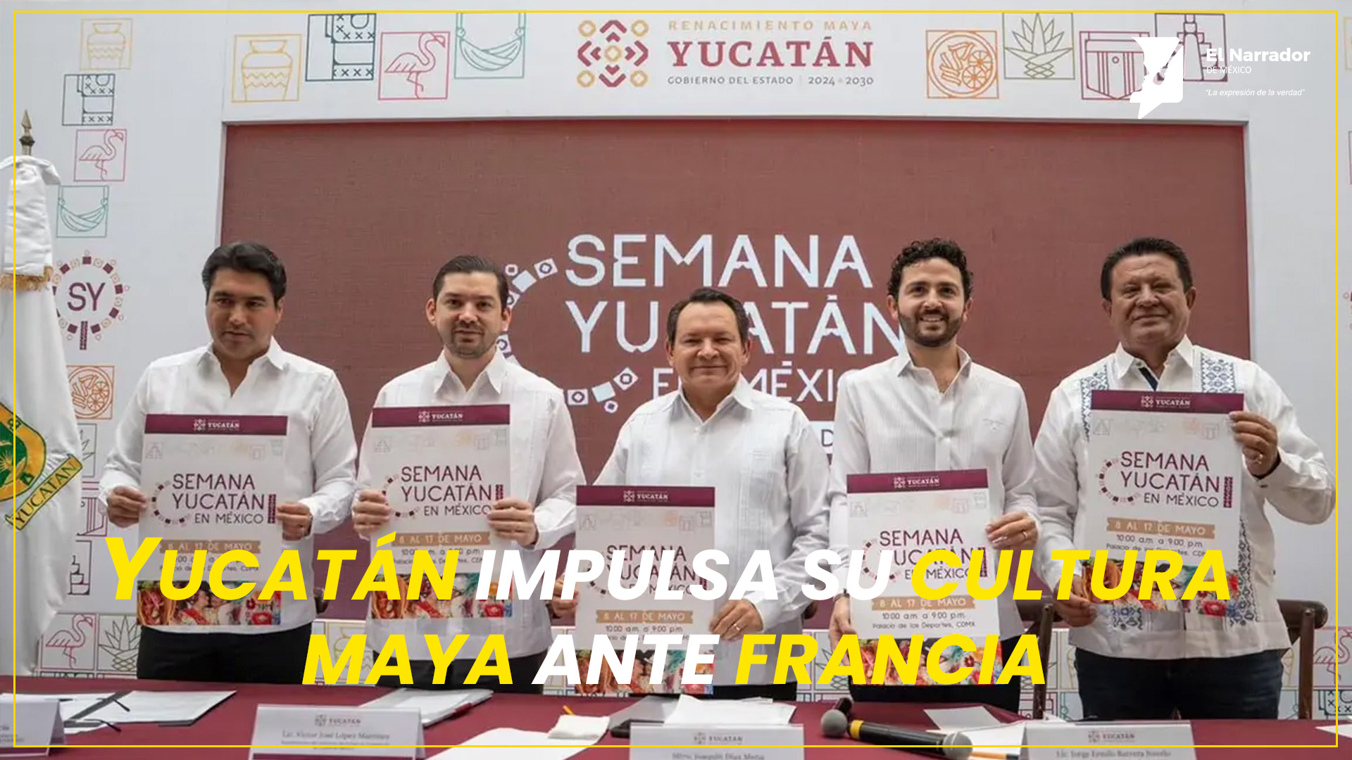 YUCATÁN IMPULSA SU CULTURA MAYA ANTE FRANCIA