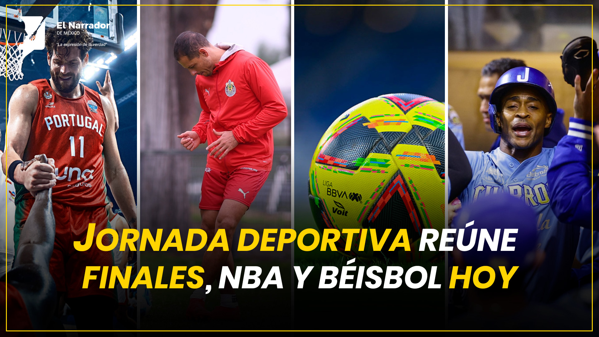 JORNADA DEPORTIVA REÚNE FINALES, NBA Y BÉISBOL HOY