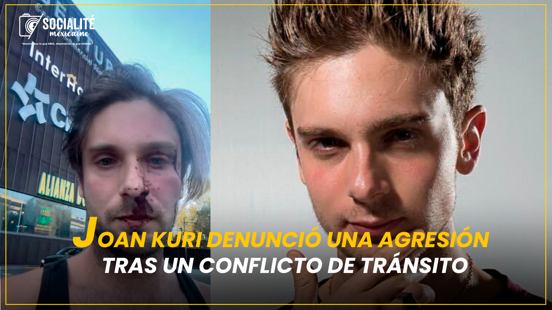 ACTOR MEXICANO DENUNCIA AGRESIÓN TRAS INCIDENTE DE TRÁNSITO