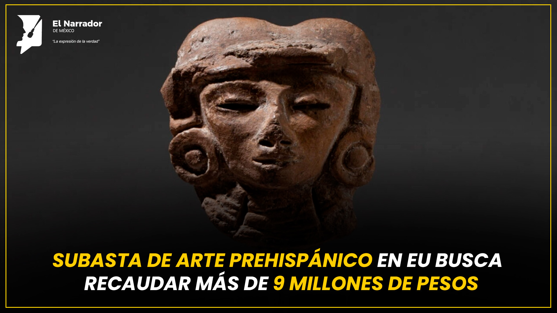 SUBASTA DE ARTE PREHISPÁNICO BUSCA RECAUDAR MÁS DE 9 MILLONES DE PESOS