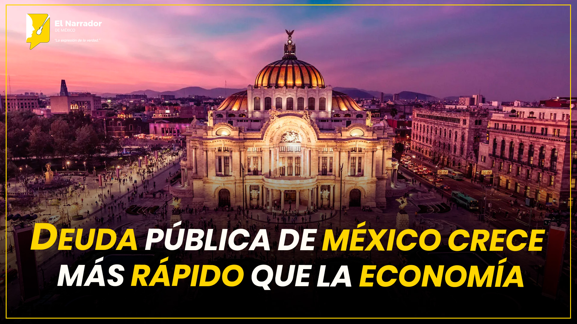 DEUDA PÚBLICA DE MÉXICO CRECE MÁS RÁPIDO QUE LA ECONOMÍA