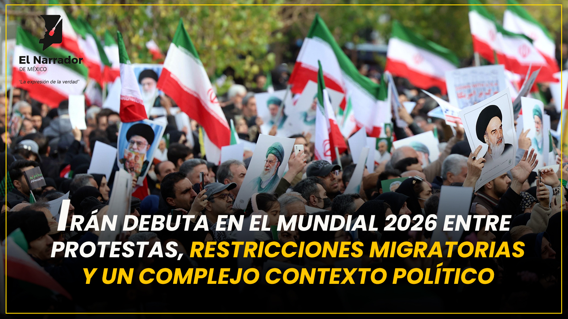 IRÁN ENFRENTA UN DEBUT MUNDIALISTA MARCADO POR LA TENSIÓN POLÍTICA