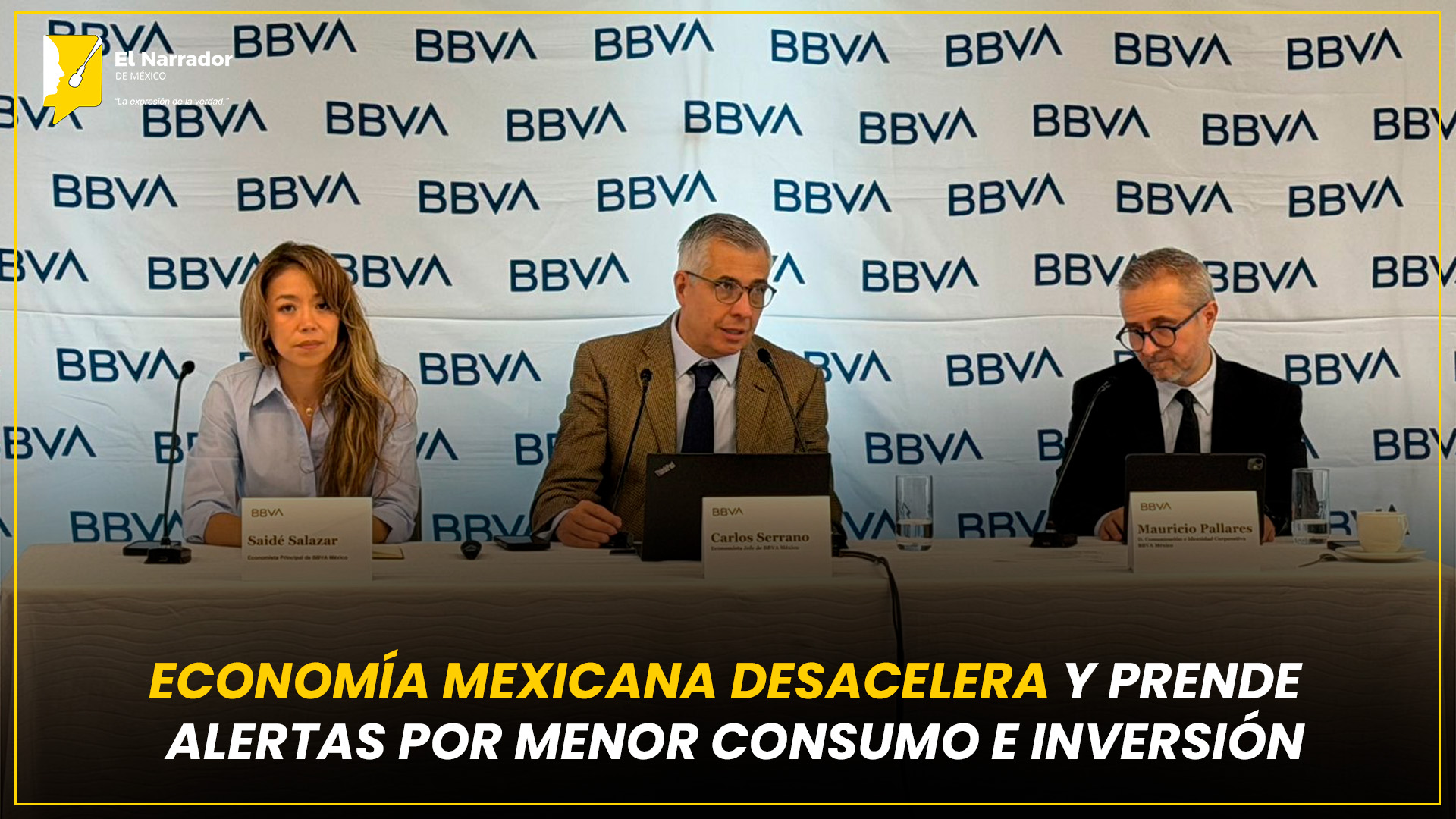 ECONOMÍA MEXICANA DESACELERA POR MENOR CONSUMO E INVERSIÓN