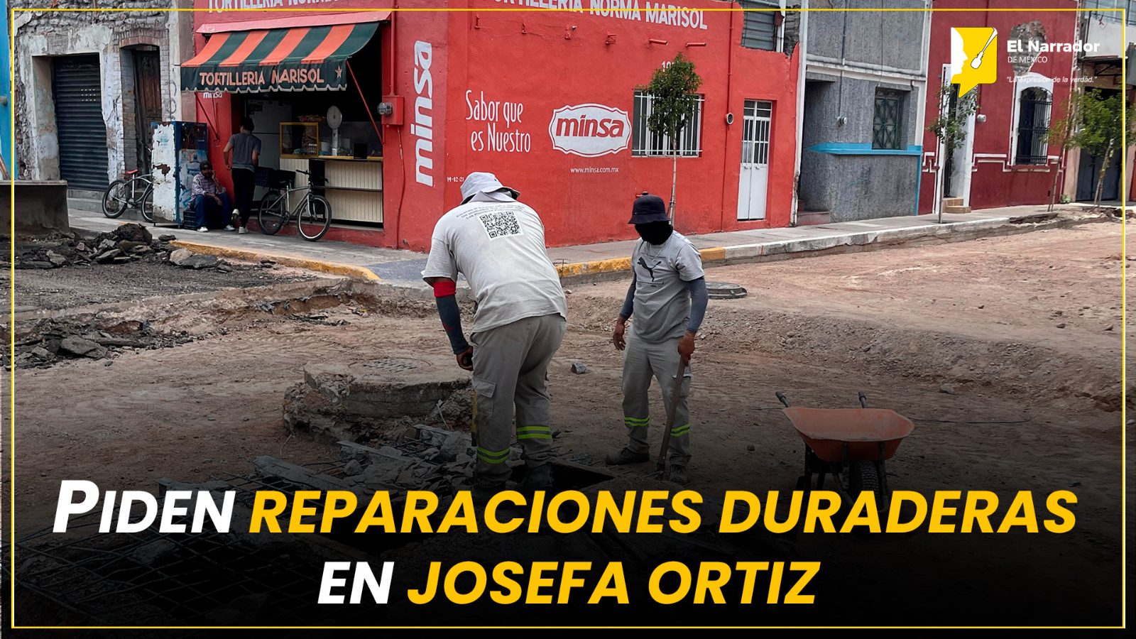 PIDEN REPARACIONES DURADERAS EN JOSEFA ORTIZ