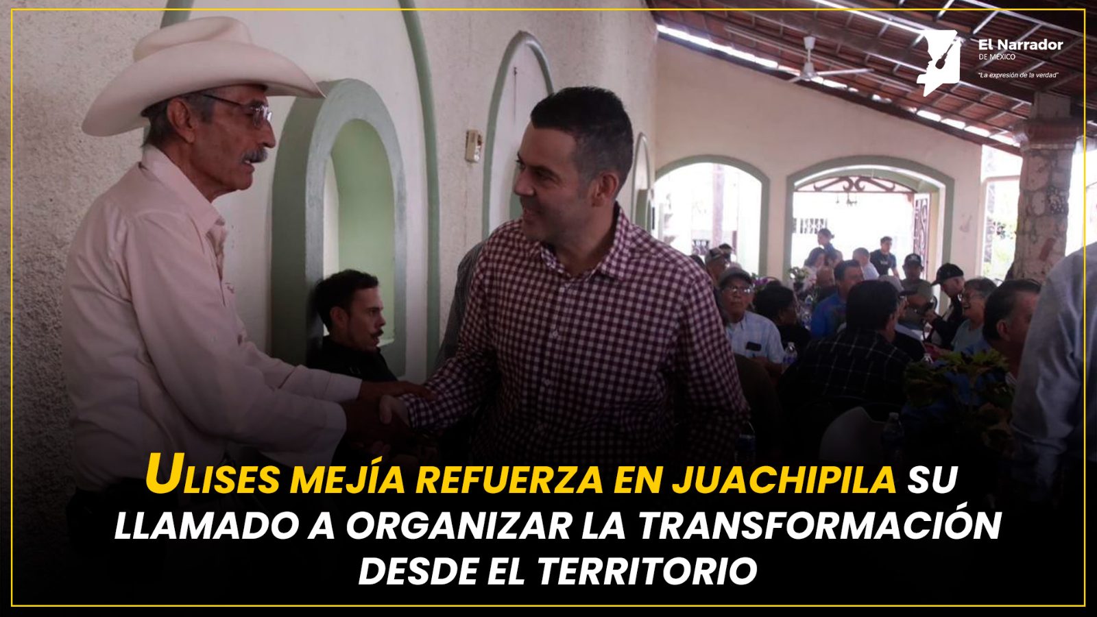 ULISES MEJÍA REFUERZA EN JUCHIPILA SU LLAMADO ANTE SU GENTE