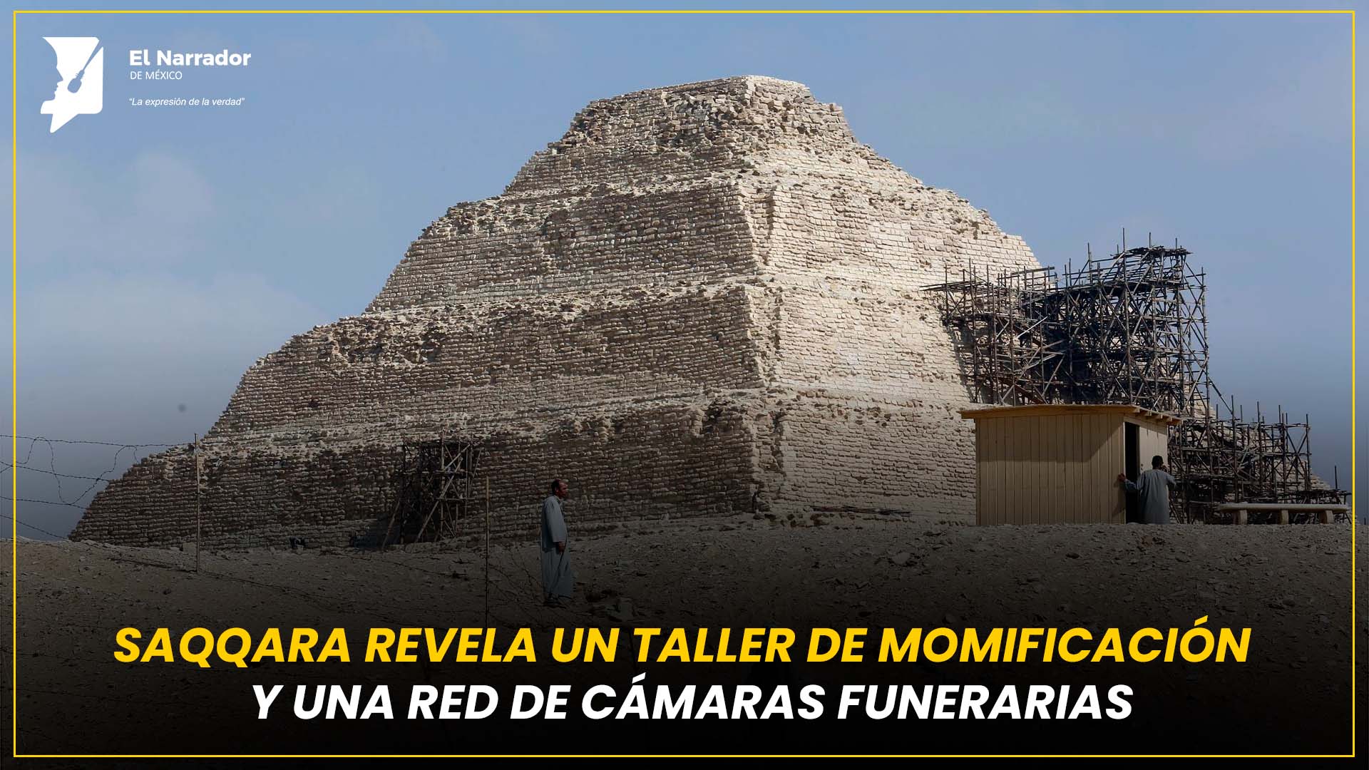 SAQQARA REVELA TALLER DE MOMIFICACIÓN Y UNA RED DE CÁMARAS FUNERARIAS