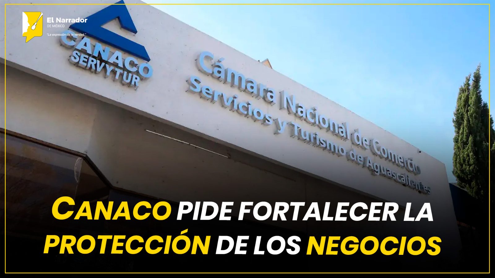 CANACO PIDE FORTALECER LA PROTECCIÓN DE LOS NEGOCIOS