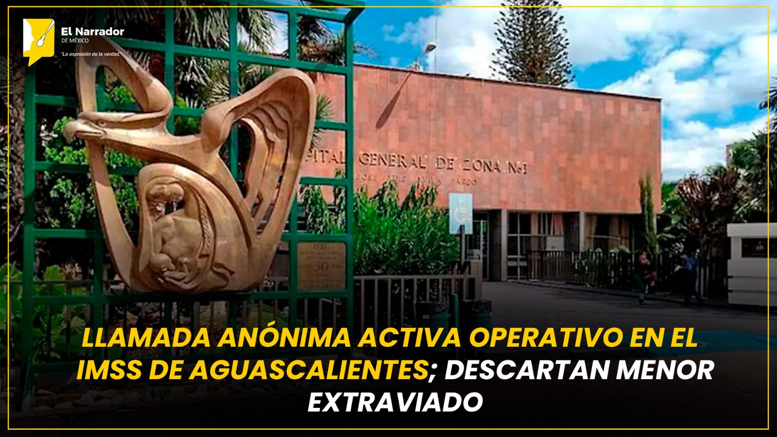 LLAMADA ANÓNIMA ACTIVA OPERATIVO EN EL IMSS DE AGUASCALIENTES