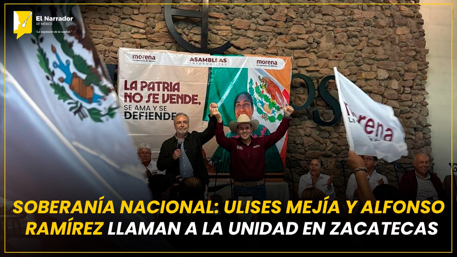 ULISES MEJÍA Y ALFONSO RAMÍREZ LLAMAN A LA UNIDAD EN ZACATECAS