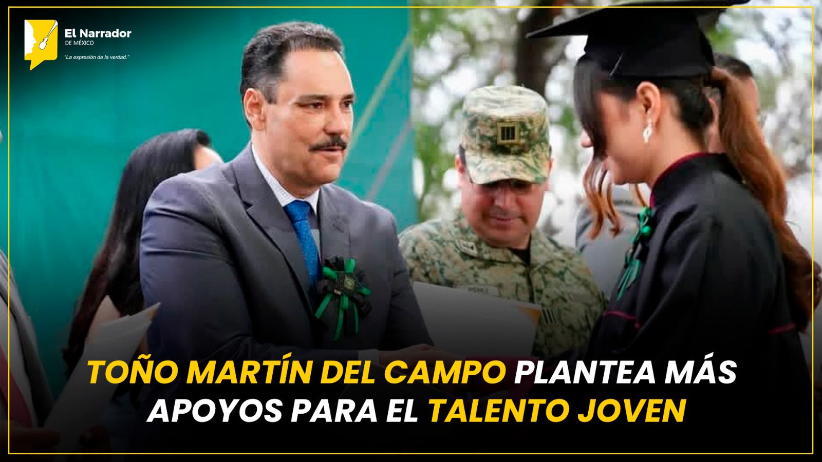 TOÑO MARTÍN DEL CAMPO PLANTEA MÁS APOYOS PARA EL TALENTO JOVEN