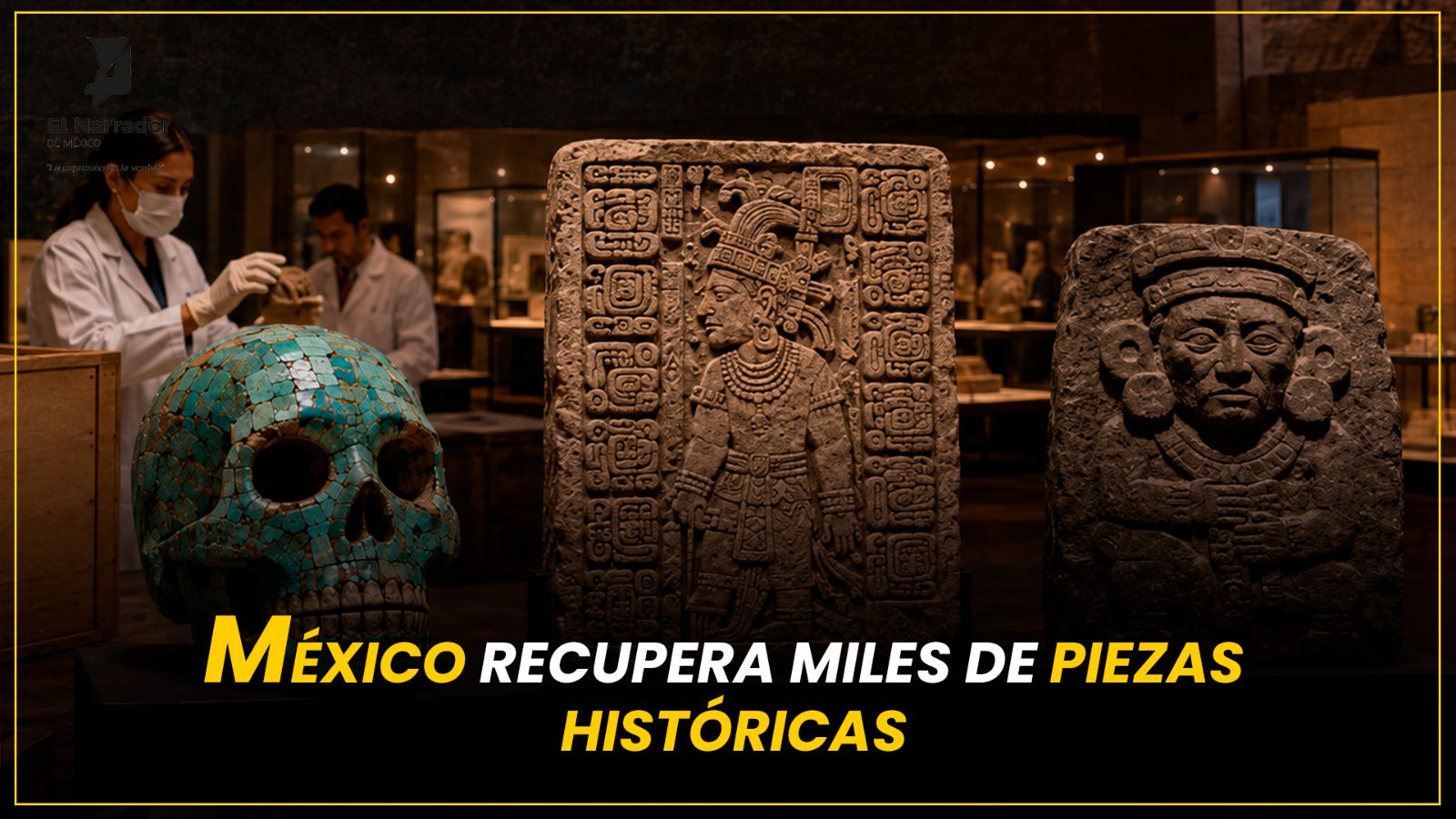 MÉXICO RECUPERA MILES DE PIEZAS HISTÓRICAS Y REFUERZA LA DEFENSA DE SU MEMORIA