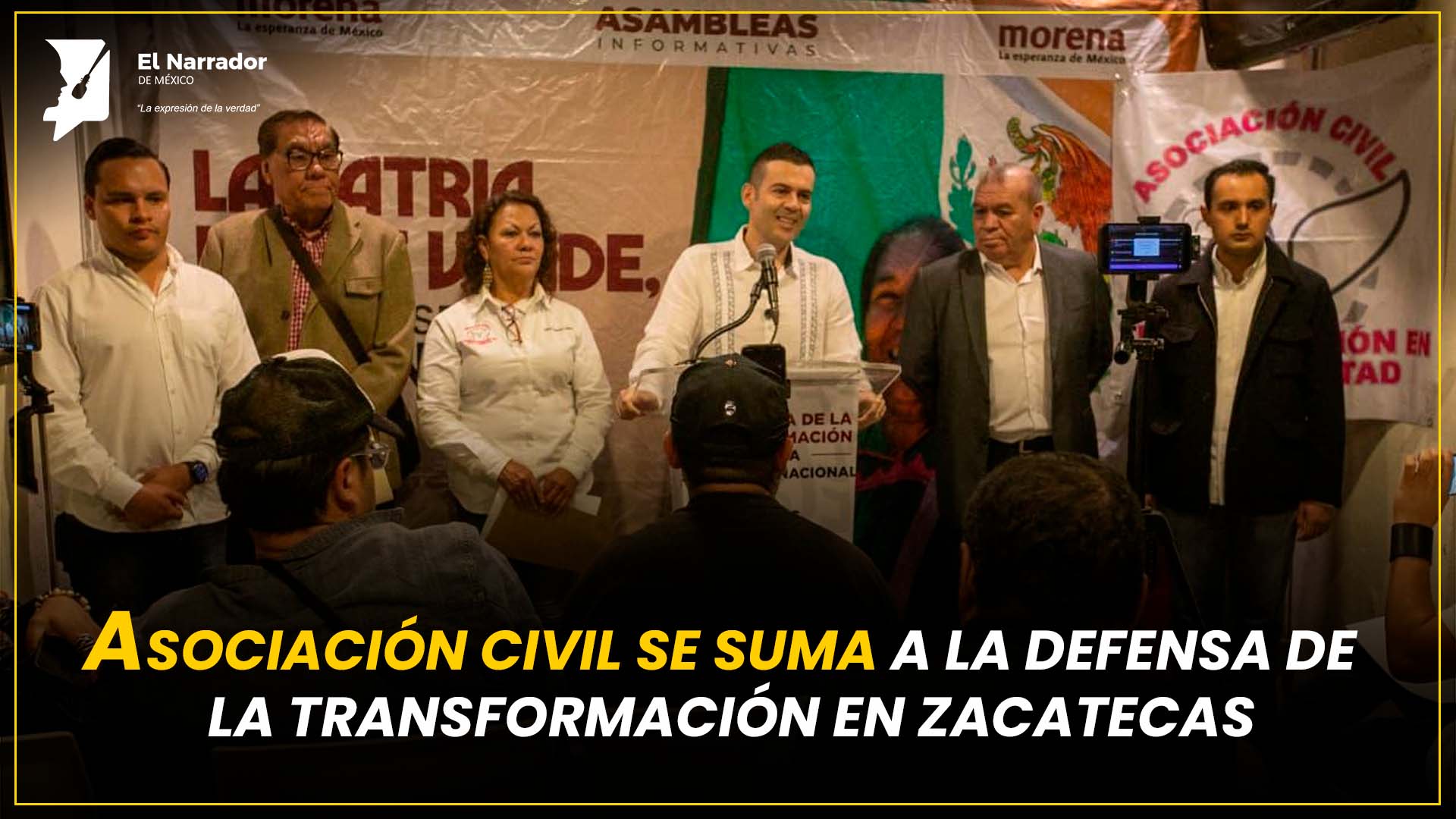 ASOCIACIÓN CIVIL SE UNE A LA DEFENSA DE LA TRANSFORMACIÓN EN ZACATECAS