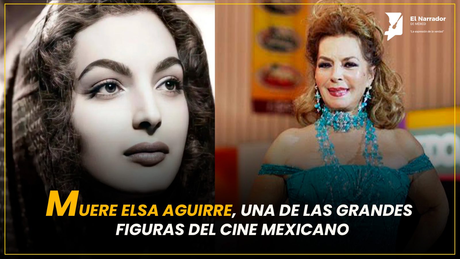 MUERE ELSA AGUIRRE, UNA DE LAS GRANDES FIGURAS DEL CINE MEXICANO