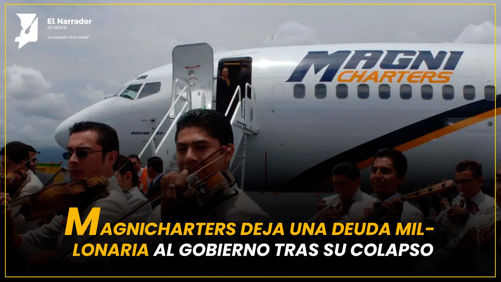 MAGNICHARTERS DEJÓ UNA DEUDA MILLONARIA AL GOBIERNO TRAS SU COLAPSO