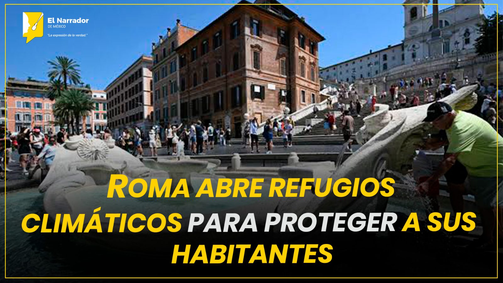 ROMA ABRE REFUGIOS CLIMÁTICOS PARA PROTEGER A SUS HABITANTES