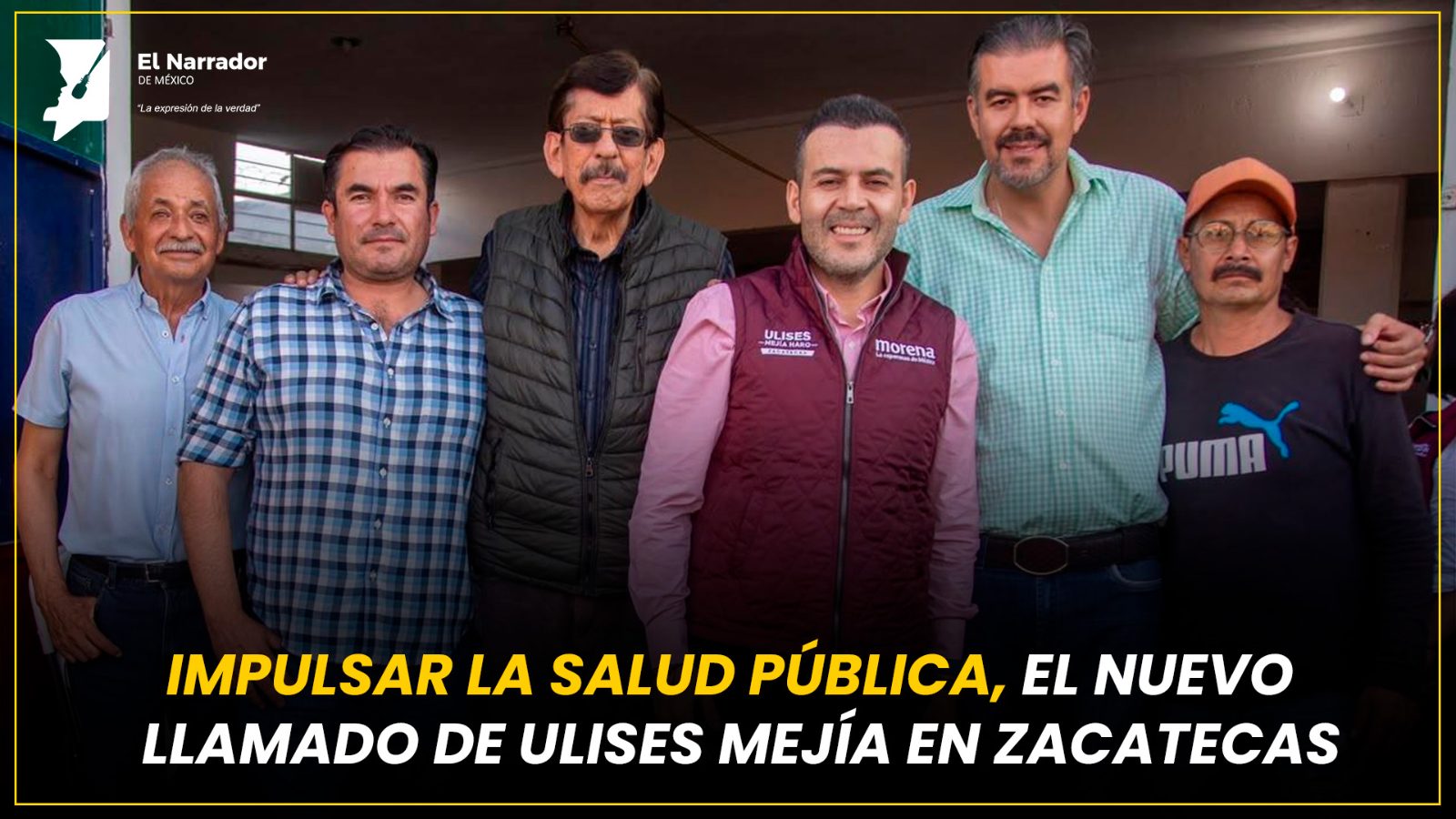 IMPULSAR LA SALUD PÚBLICA, EL LLAMADO DE ULISES MEJÍA EN ZACATECAS