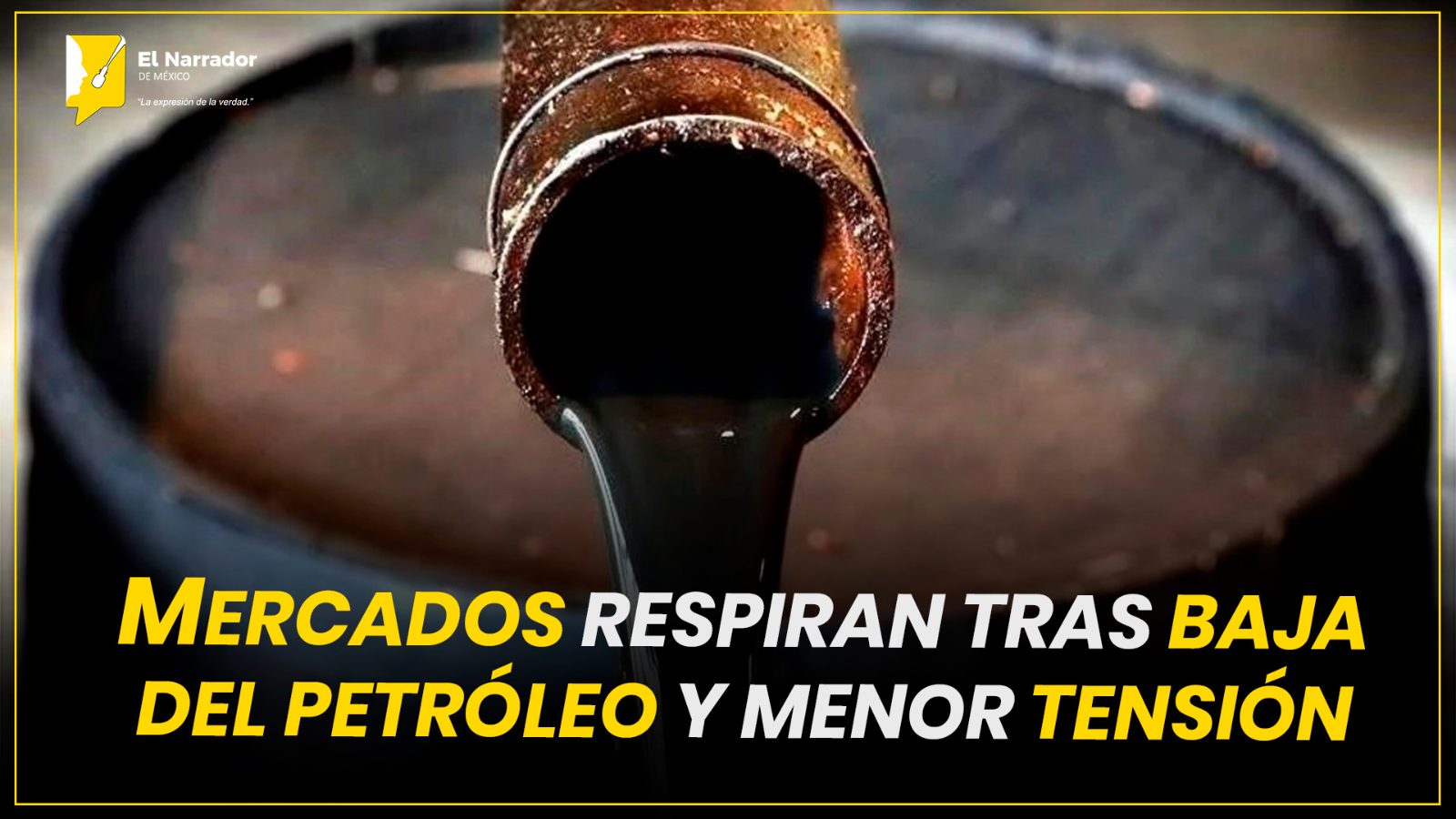 MERCADOS RESPIRAN TRAS BAJA DEL PETRÓLEO Y MENOR TENSIÓN