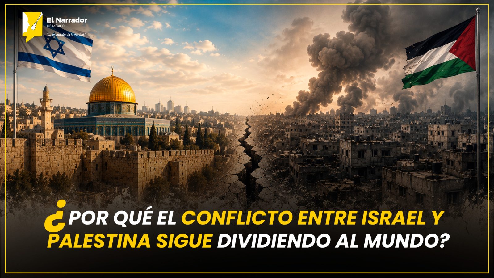 ¿POR QUÉ EL CONFLICTO ENTRE ISRAEL Y PALESTINA SIGUE DIVIDIENDO AL MUNDO?