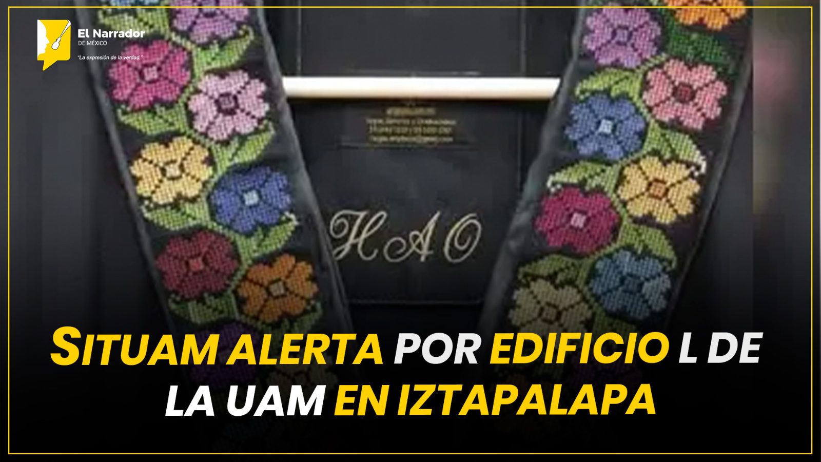 SITUAM ALERTA POR EDIFICIO L DE LA UAM EN IZTAPALAPA