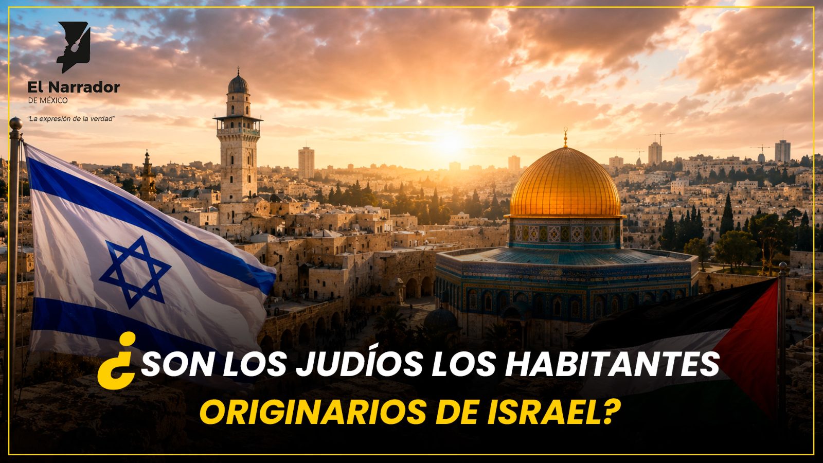 ¿SON LOS JUDÍOS LOS HABITANTES ORIGINARIOS DE ISRAEL?