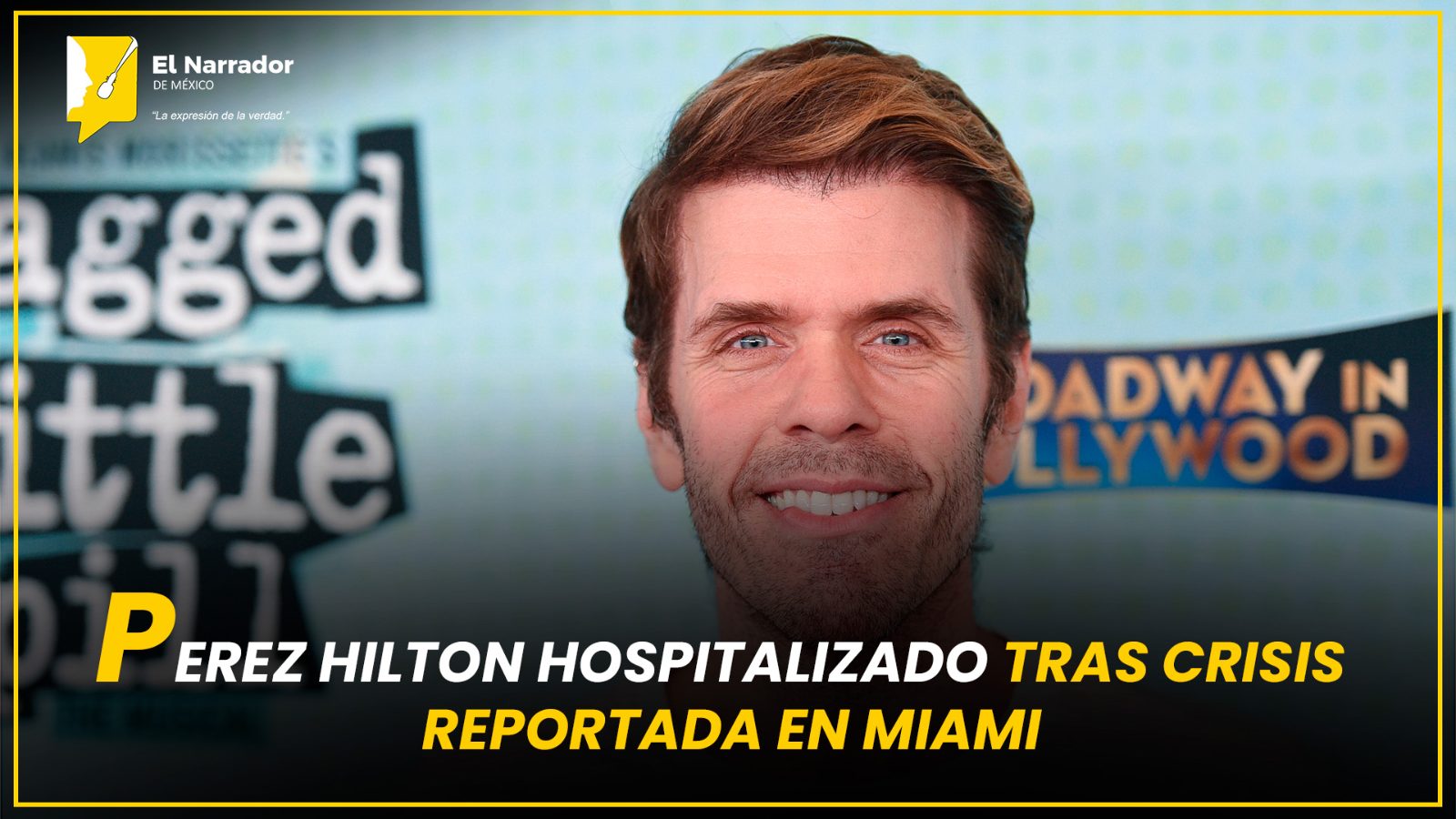 PEREZ HILTON HOSPITALIZADO TRAS CRISIS REPORTADA EN MIAMI