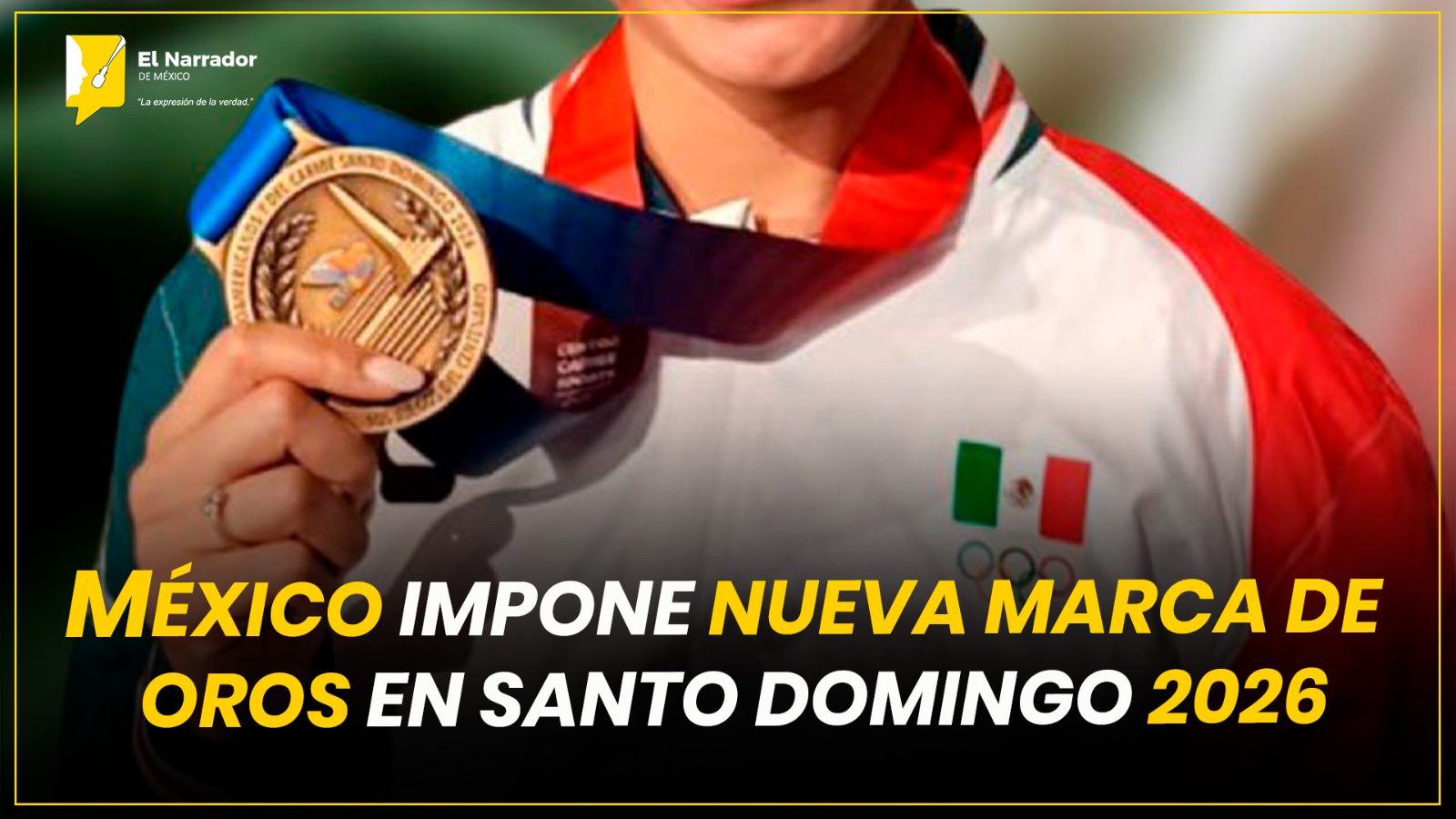 MÉXICO IMPONE NUEVA MARCA DE OROS EN SANTO DOMINGO 2026