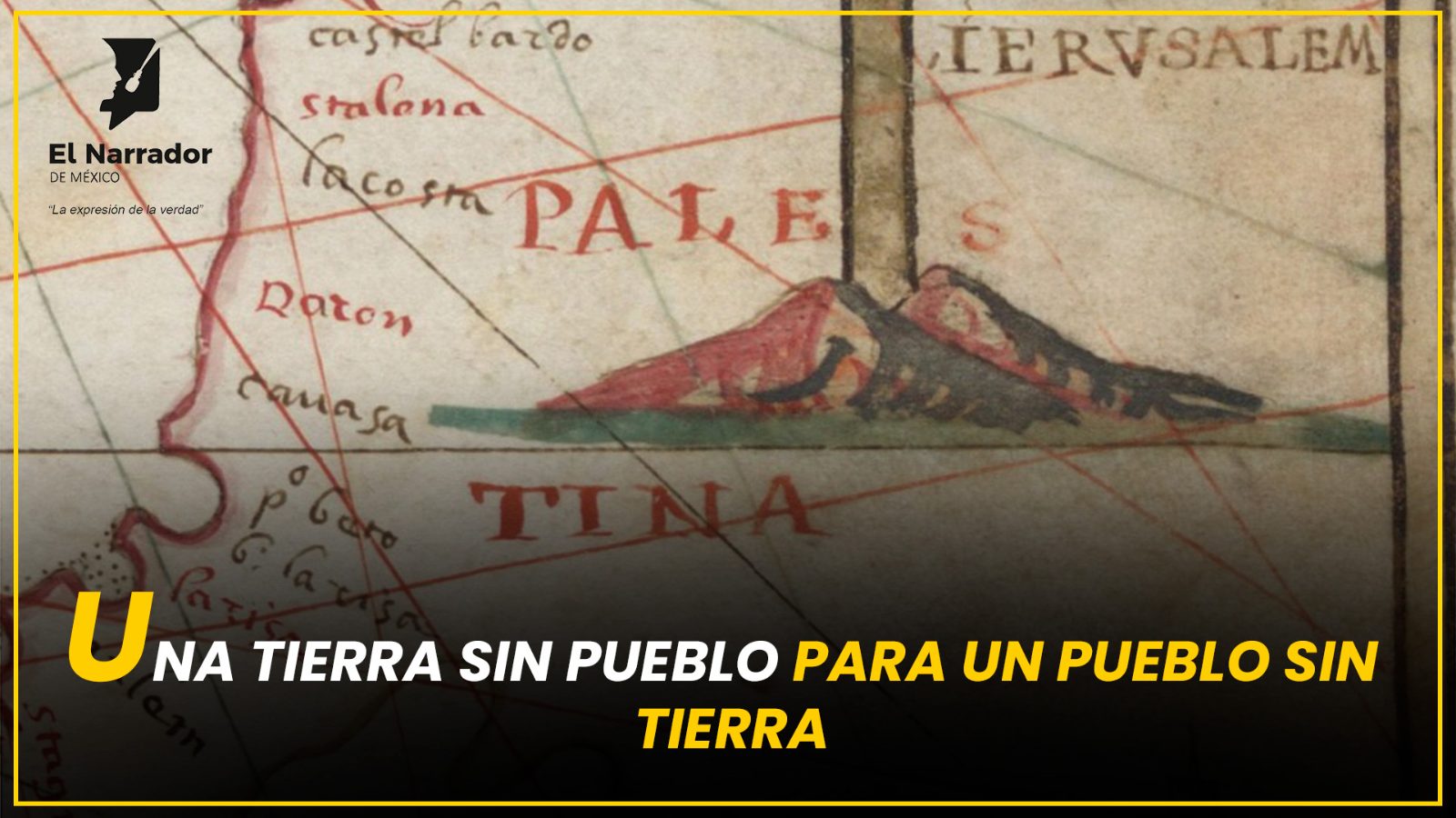 UNA TIERRA SIN PUEBLO PARA UN PUEBLO SIN TIERRA