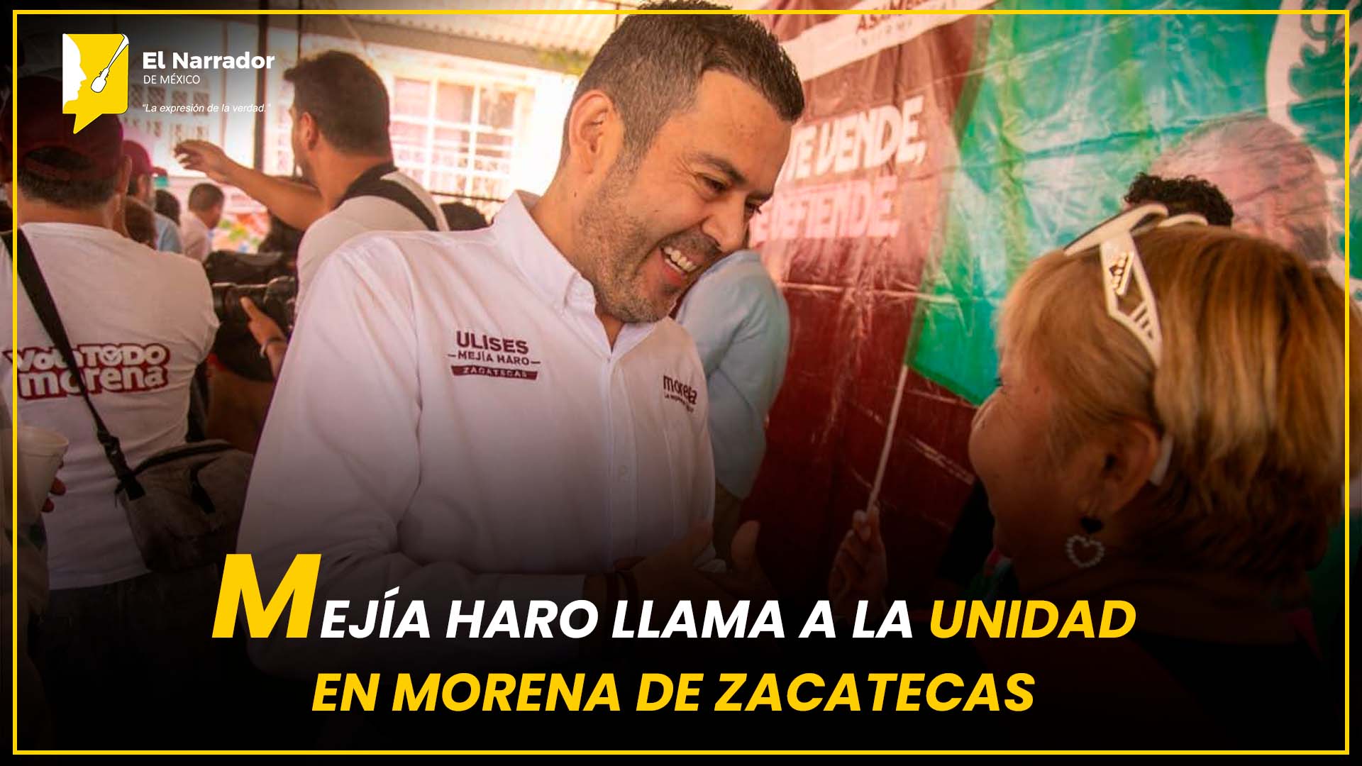 MEJÍA HARO LLAMA A LA UNIDAD EN MORENA DE ZACATECAS