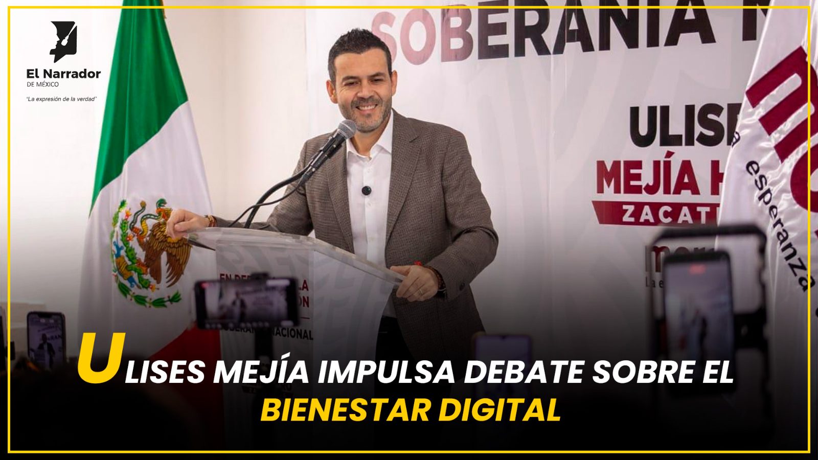 ULISES MEJÍA IMPULSA DEBATE SOBRE EL BIENESTAR DIGITAL