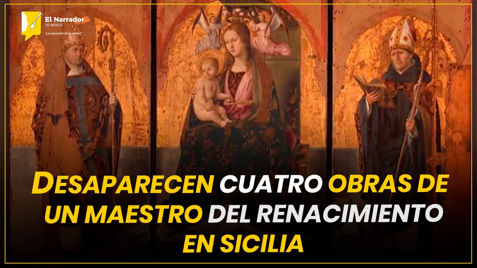 DESAPARECEN CUATRO OBRAS DE UN MAESTRO DEL RENACIMIENTO EN SICILIA