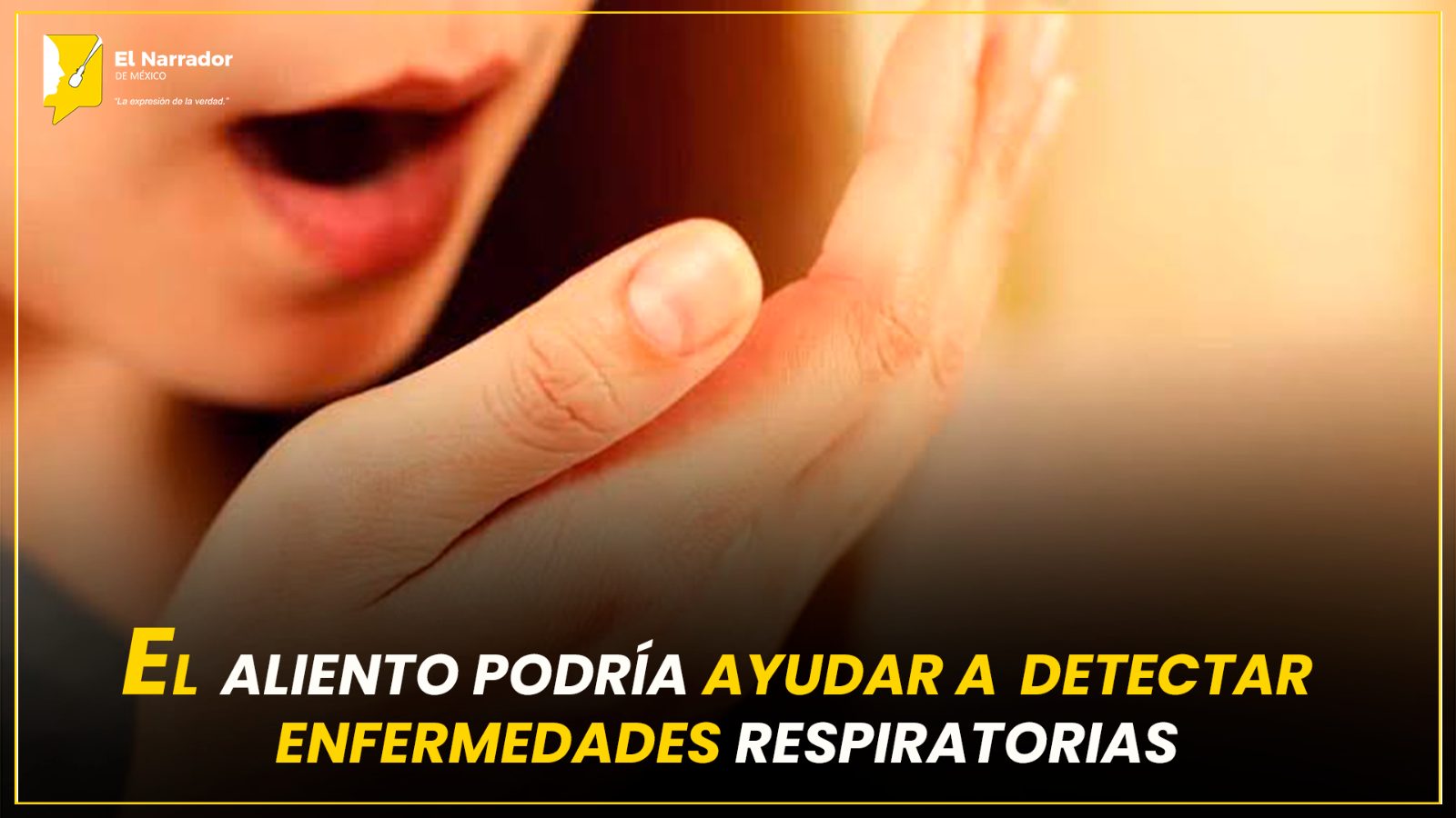 EL ALIENTO PODRÍA AYUDAR A DETECTAR ENFERMEDADES RESPIRATORIAS