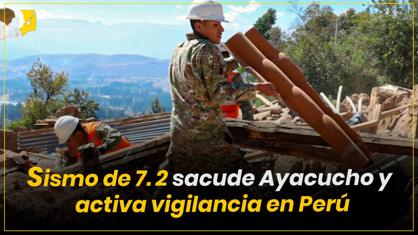 Sismo de 7.2 sacude Ayacucho y activa vigilancia en Perú
