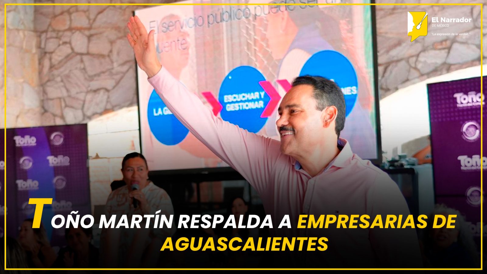 TOÑO MARTÍN RESPALDA A EMPRESARIAS DE AGUASCALIENTES