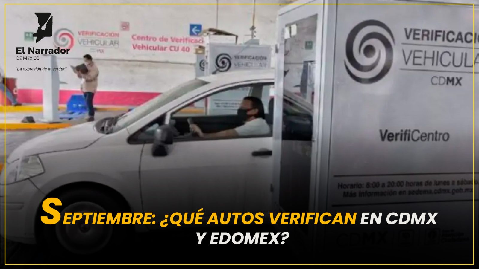 SEPTIEMBRE: ¿QUÉ AUTOS VERIFICAN EN CDMX Y EDOMEX?