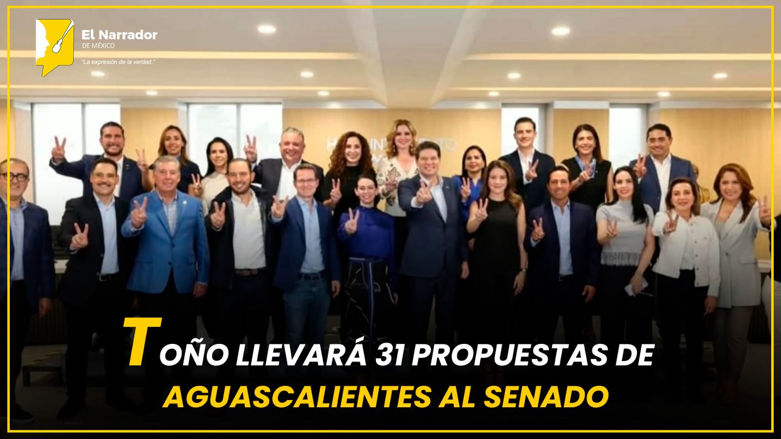 TOÑO LLEVARÁ 31 PROPUESTAS DE AGUASCALIENTES AL SENADO