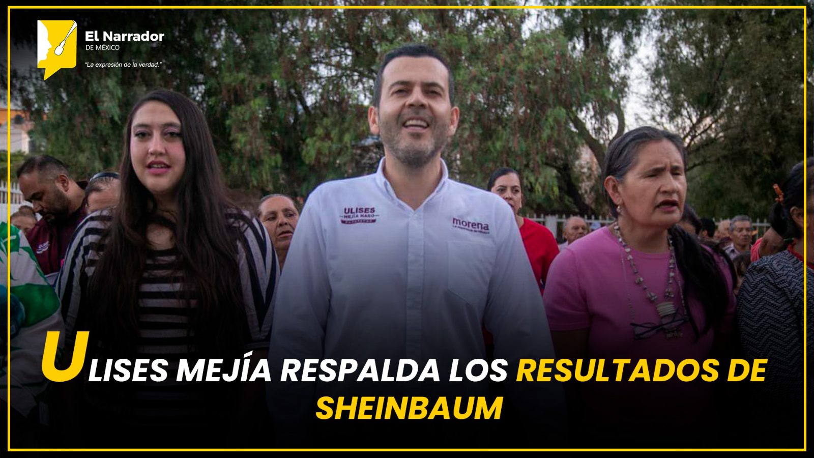 ULISES MEJÍA RESPALDA LOS RESULTADOS DE SHEINBAUM