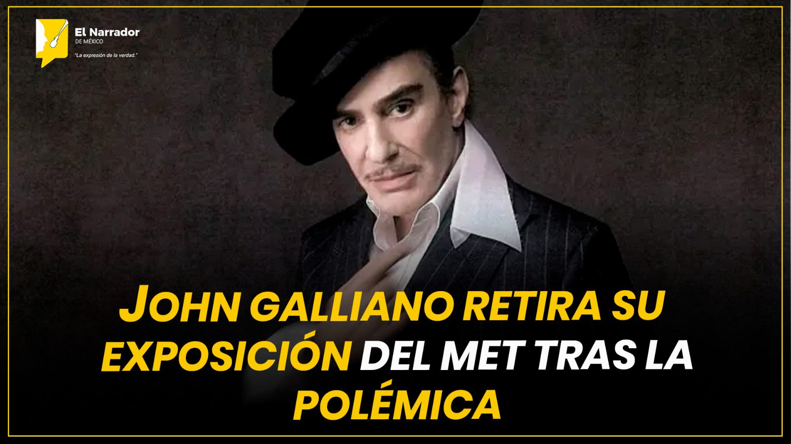 JOHN GALLIANO RETIRA SU EXPOSICIÓN DEL MET TRAS LA POLÉMICA