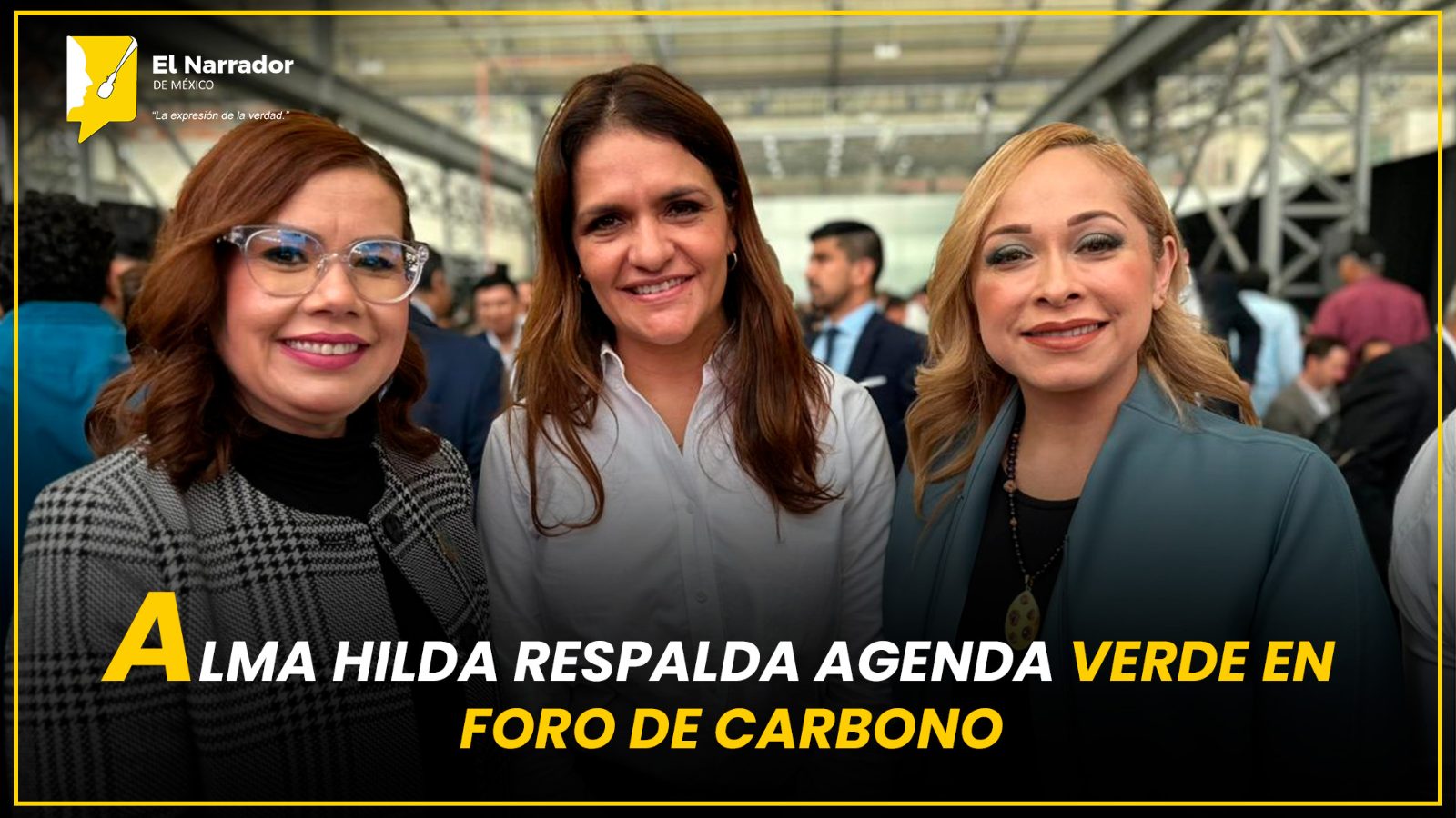 ALMA HILDA RESPALDA AGENDA VERDE EN FORO DE CARBONO