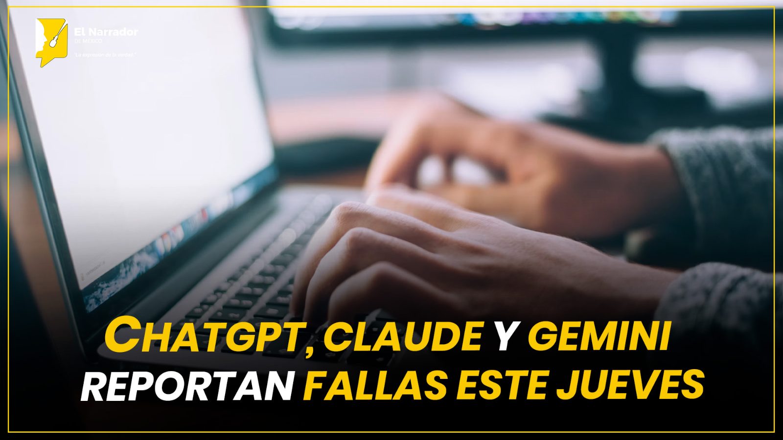 CHATGPT, CLAUDE Y GEMINI REPORTAN FALLAS ESTE JUEVES
