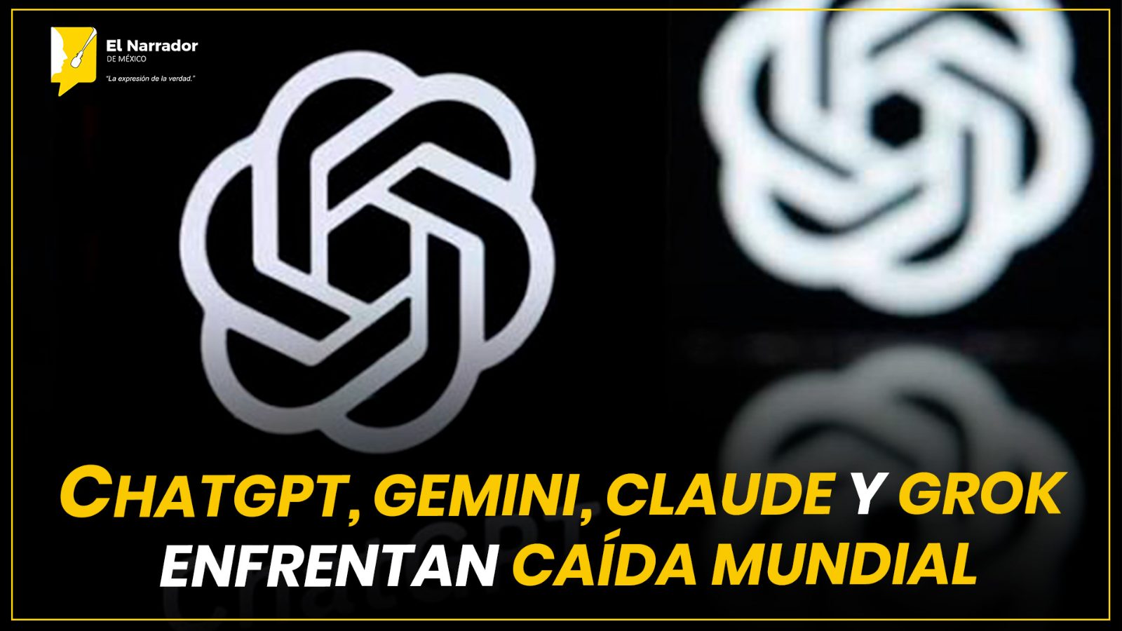 CHATGPT, GEMINI, CLAUDE Y GROK ENFRENTAN CAÍDA MUNDIAL