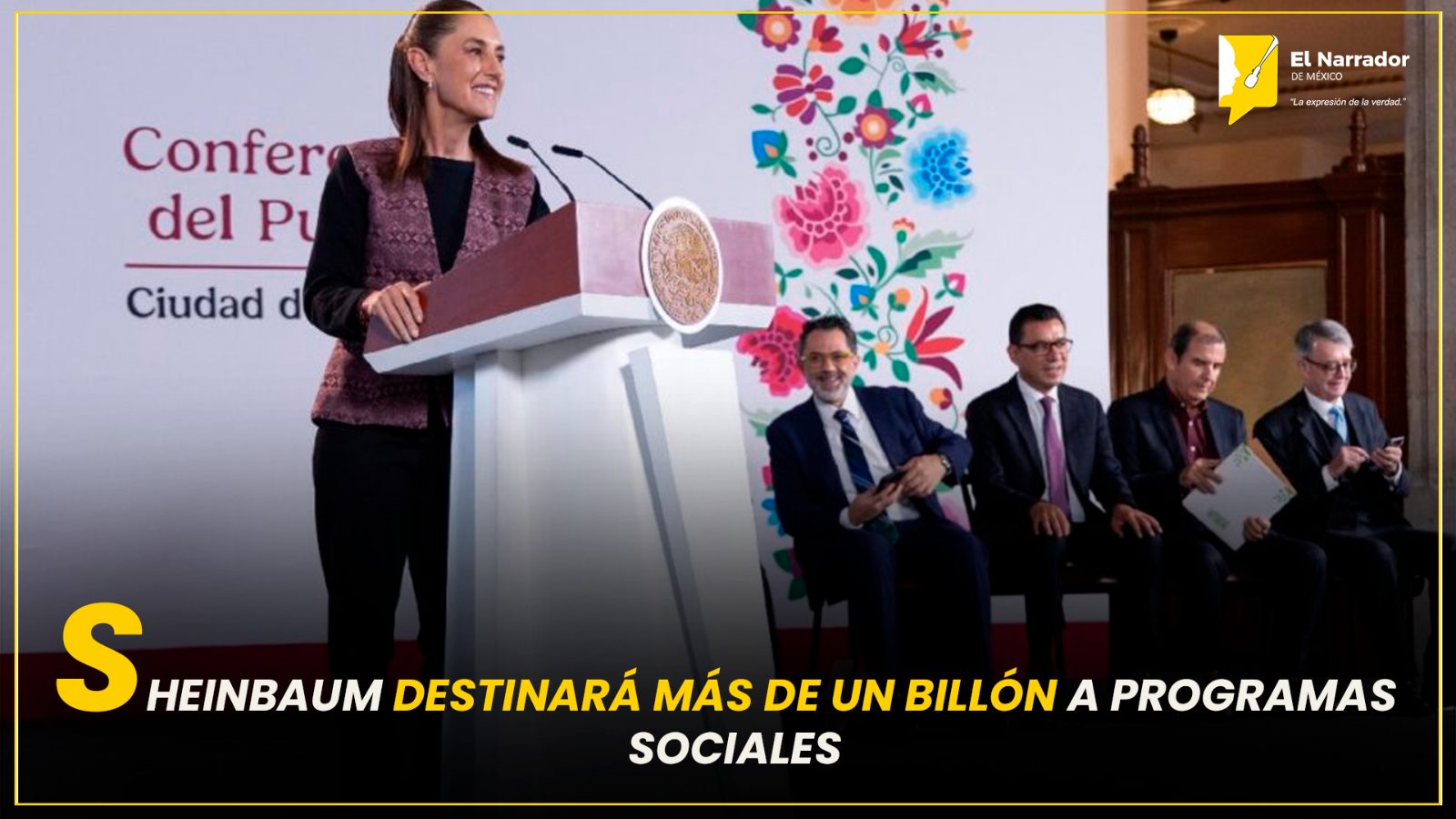 SHEINBAUM DESTINARÁ MÁS DE UN BILLÓN A PROGRAMAS SOCIALES