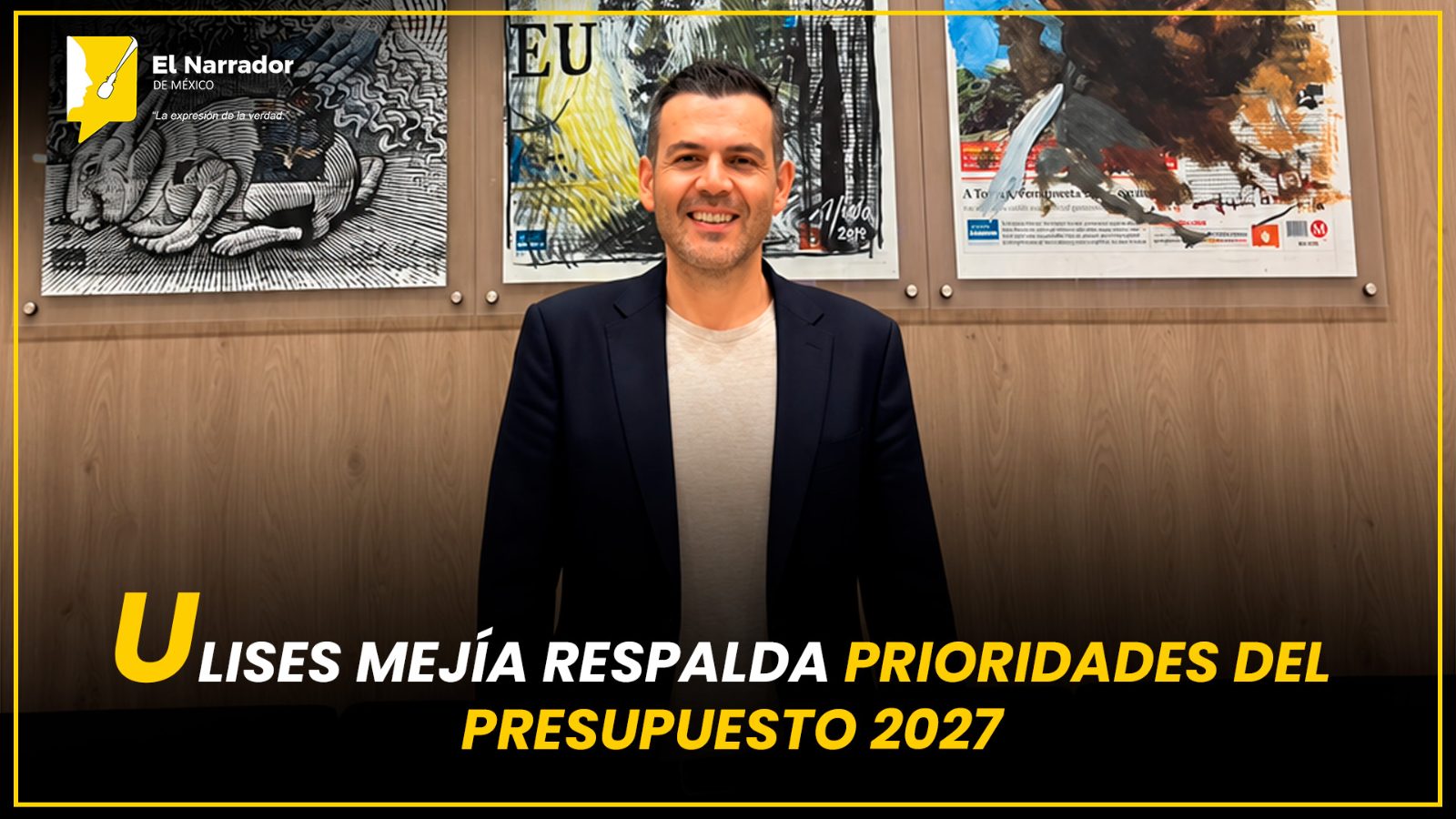 ULISES MEJÍA RESPALDA PRIORIDADES DEL PRESUPUESTO 2027